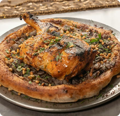Musakhan Dish
